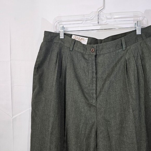 Vintage Spiegel For You Dress Pants Womens 20 36x27 Gray Tweed Office Bottoms - Picture 6 of 8